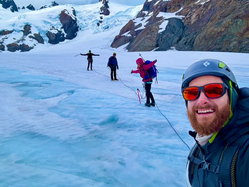 The Blue Glacier from the moraine