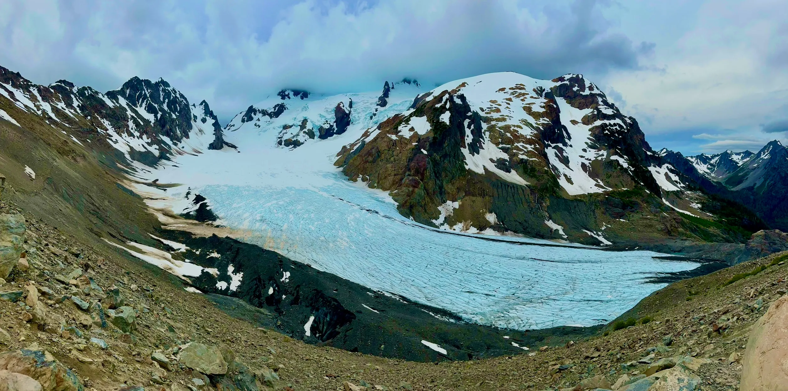 Blue Glacier below Mount Olympus in Olympic National Park, Washington