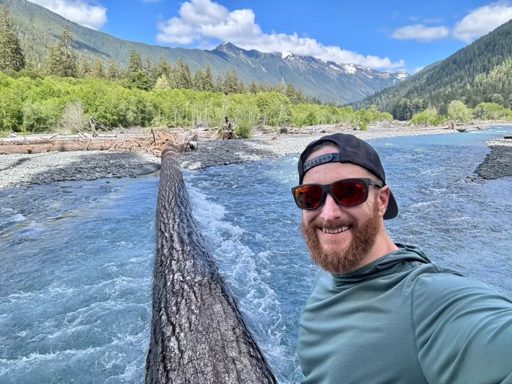 Hoh River Trail approach through old-growth rainforest